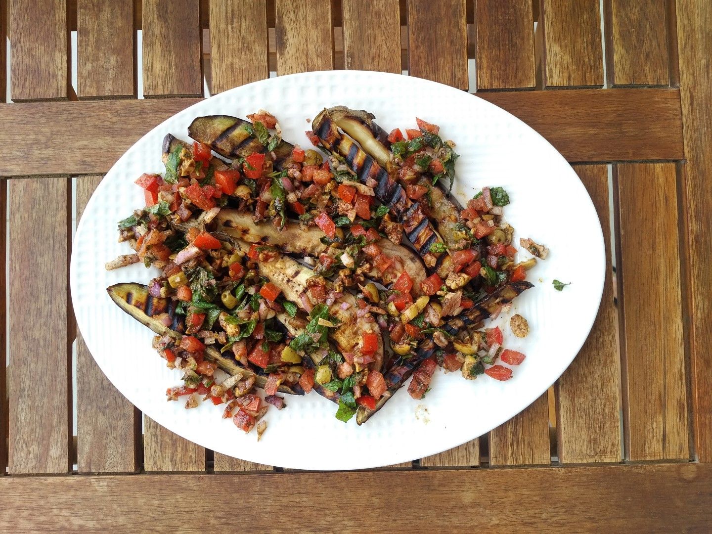 Moroccan Style Aubergines